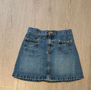 F&F Kids Jean Adjustable Jean Skirt Size 14